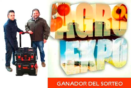 foto ganador sorteo agroexpo 2019