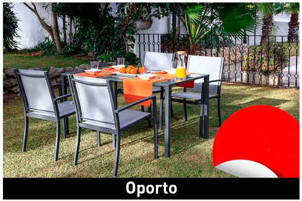 Conjunto para jardín Oporto