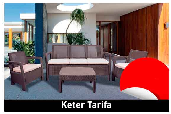 Conjunto para jardín KETER Tarifa